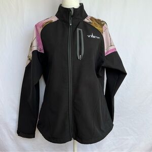 *Shipping Discount* Habit Black Jacket Pink Realtree Camo Pattern Sz Med